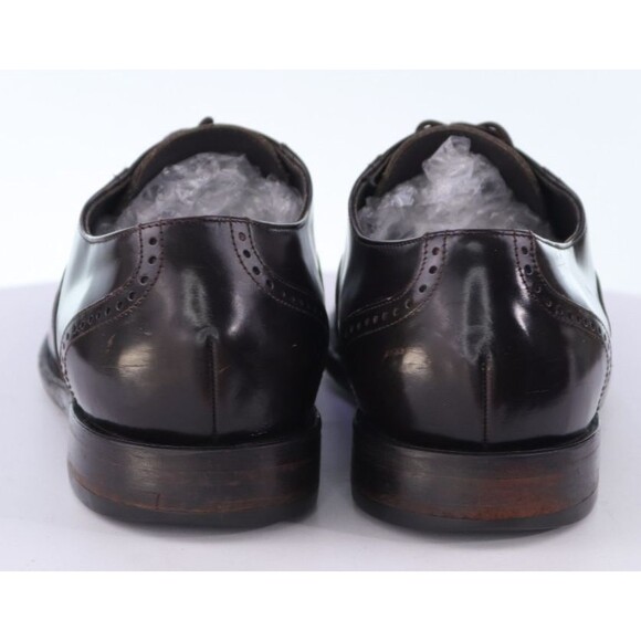 Johnston & Murphy Men\'s Wingtip Brogue Dress Shoes Sz 9.5 M Leather Cigar Brown